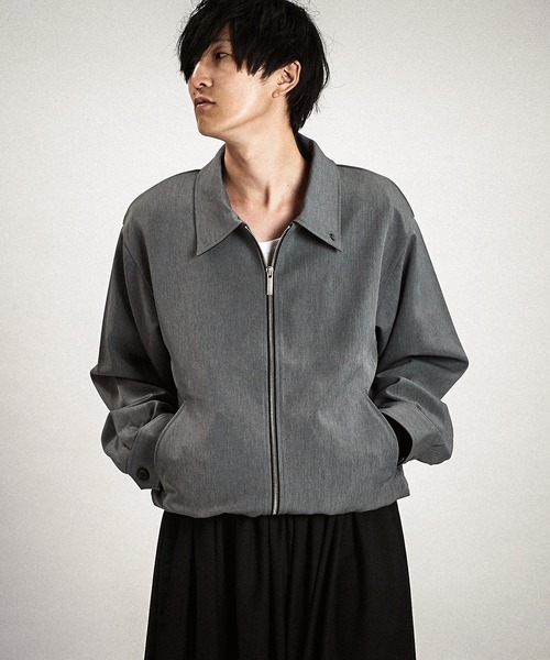 NO ID.（ノーアイディ）の「【NO ID.】Swing Top Blouson / スイング トップ ブルゾン（ブルゾン・メンズ・ブラック/グレー・ONE SIZE）」の8枚目の写真