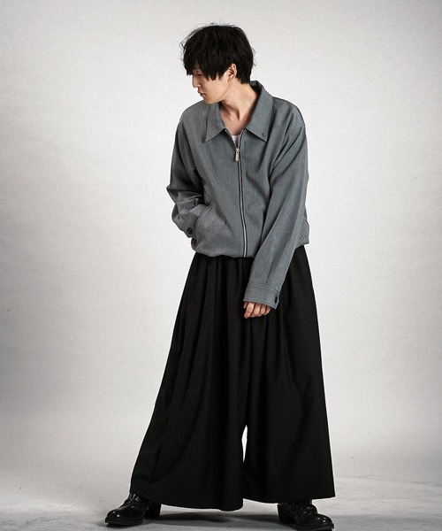 NO ID.（ノーアイディ）の「【NO ID.】Swing Top Blouson / スイング トップ ブルゾン（ブルゾン・メンズ・ブラック/グレー・ONE SIZE）」の9枚目の写真