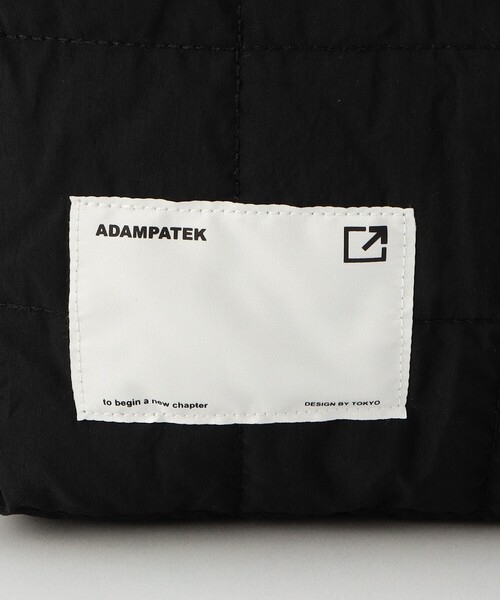 NOLLEY'S LIGHT(ノーリーズライト)の「【ADAM PATEK】 square quilt MIDDLE shoulder bag(ショルダーバッグ・メンズ・オリーブ/ブラック・FREE)」の3枚目の写真