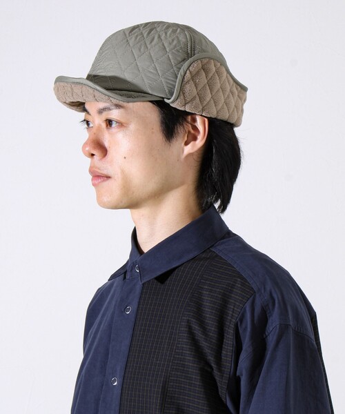 halo commodity（ハロ　コモディティー）の「【halo Commodity/ハロ コモディティー】Flutter Flap Cap（キャップ・メンズ・ブラック/カーキ/グレー・FREE）」の8枚目の写真