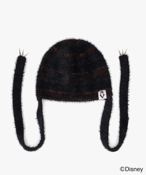 OVERRIDE(オーバーライド)の「OVERRIDE / VILLAINS / CORD BEANIE / オーバーライド(ニットキャップ/ビーニー・レディース・パープル/ブラック/ブルー・57~59cm)」の1枚目の写真