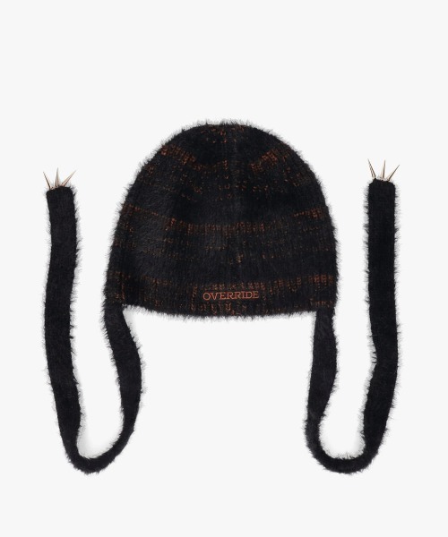 OVERRIDE(オーバーライド)の「OVERRIDE / VILLAINS / CORD BEANIE / オーバーライド(ニットキャップ/ビーニー・レディース・パープル/ブラック/ブルー・57~59cm)」の5枚目の写真