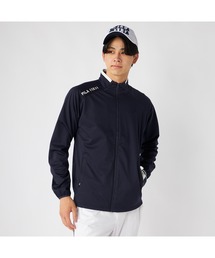 FILA GOLF フィラゴルフ ゴルフウェア ワンポイント ロゴ 軽量 薄手 防風 メッシュ ストレッチ ライトボンディングブルゾン