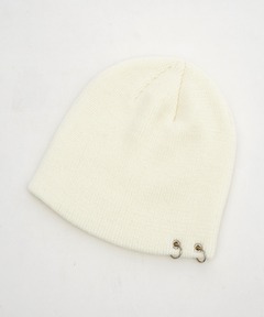 VARZAR/バザール Monogram label beanie ビーニー ニット帽（ニット