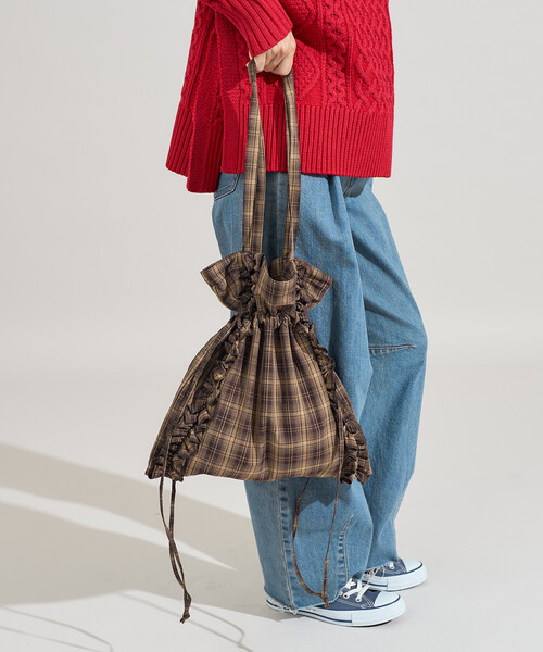 cancan様】ハンドメイドオーダー★女の子★大容量トートバッグ&フリル巾着6点 cancan様】ハンドメイドオーダー☆女の子☆大容量トートバッグ&フリル