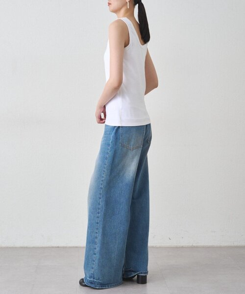 LOUNGEDRESS（ラウンジドレス）の「ベーシックタンク（タンクトップ・レディース・ブラック/オフホワイト・FREE）」の5枚目の写真