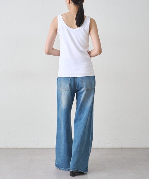 LOUNGEDRESS（ラウンジドレス）の「ベーシックタンク（タンクトップ・レディース・ブラック/オフホワイト・FREE）」の6枚目の写真