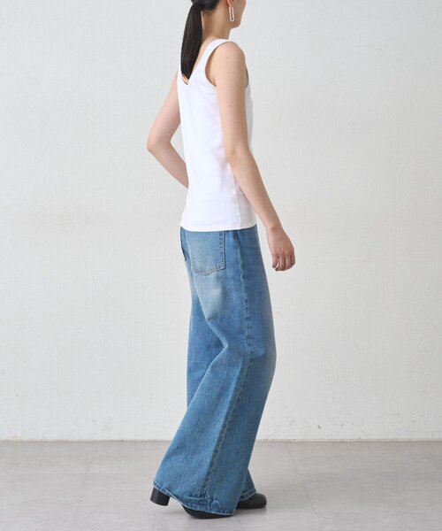 LOUNGEDRESS（ラウンジドレス）の「ベーシックタンク（タンクトップ・レディース・ブラック/オフホワイト・FREE）」の7枚目の写真