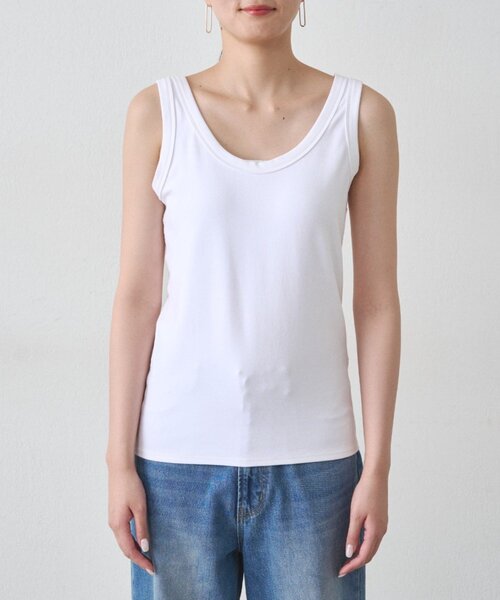 LOUNGEDRESS（ラウンジドレス）の「ベーシックタンク（タンクトップ・レディース・ブラック/オフホワイト・FREE）」の12枚目の写真