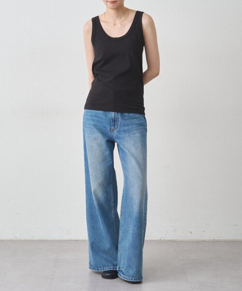 LOUNGEDRESS（ラウンジドレス）の「ベーシックタンク（タンクトップ・レディース・ブラック/オフホワイト・FREE）」の19枚目の写真