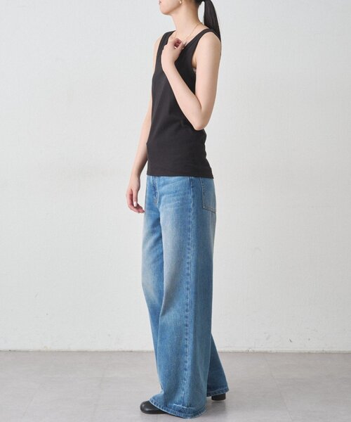 LOUNGEDRESS（ラウンジドレス）の「ベーシックタンク（タンクトップ・レディース・ブラック/オフホワイト・FREE）」の21枚目の写真