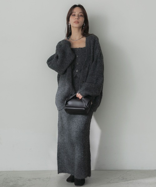 ヘアリーニットビスチェ（キャミソール）｜Elishe（エリシェ）の