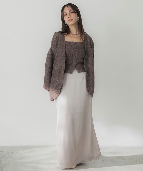 ヘアリーニットビスチェ（キャミソール）｜Elishe（エリシェ）の