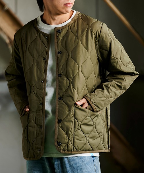 TAION ミリタリークルーネックダウンジャケット TAION-104B2ML-1