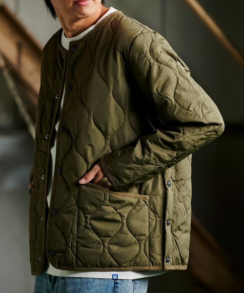 TAION ミリタリークルーネックダウンジャケット TAION-104B2ML-1