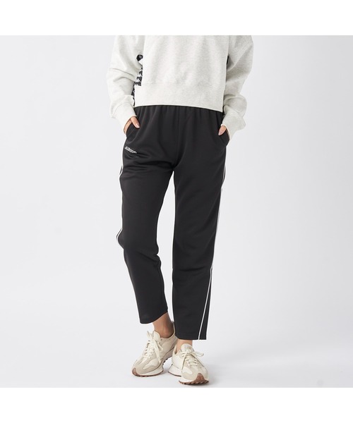 Kappa(カッパ)の「Kappa カッパ ブリスターメッシュ ライン入り ジャージ ロングパンツ(その他パンツ・レディース・ネイビー/ブラック・L/LL/M)」の4枚目の写真