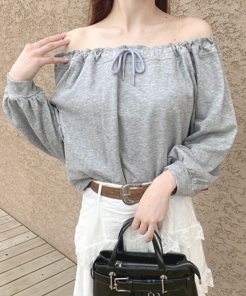 frunco(フランコ)の「ドローコードトレーナー(スウェット・レディース・グレー/ホワイト・FREE)」の17枚目の写真