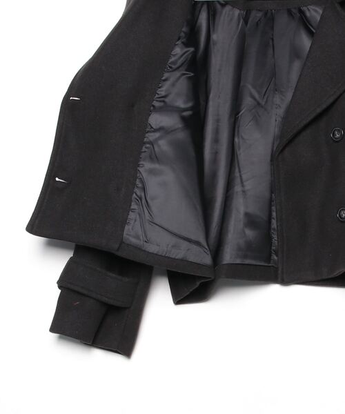 FREE STYLISTS(フリー スタイリスト)の「YUGA_YGMC Double-button short coat(テーラードジャケット・レディース・ベージュ/ブラック・FREE)」の19枚目の写真