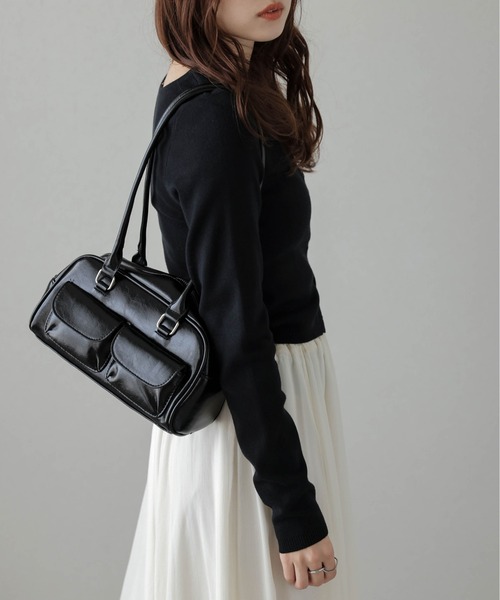 La-gemme（ラジェム）の「前後2wayプルオーバーカーディガン（カーディガン/ボレロ・レディース・モカ/ブラック/アイボリー/グレー・フリー）」の16枚目の写真