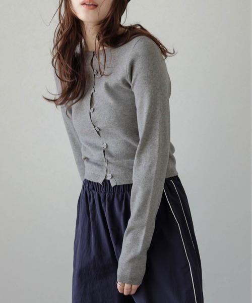 La-gemme（ラジェム）の「前後2wayプルオーバーカーディガン（カーディガン/ボレロ・レディース・モカ/ブラック/アイボリー/グレー・フリー）」の21枚目の写真