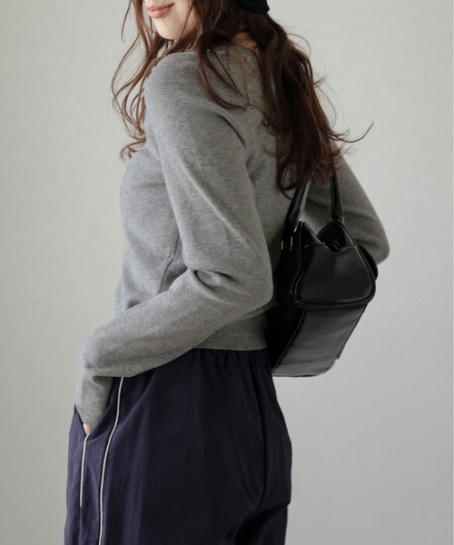 La-gemme（ラジェム）の「前後2wayプルオーバーカーディガン（カーディガン/ボレロ・レディース・モカ/ブラック/アイボリー/グレー・フリー）」の22枚目の写真