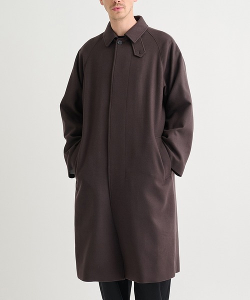 ATON / エイトン】別注 SUPER 160S DOUBLE SAXONY BALMACAAN COAT 2