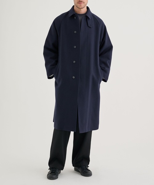 ATON / エイトン】別注 SUPER 160S DOUBLE SAXONY BALMACAAN COAT 2