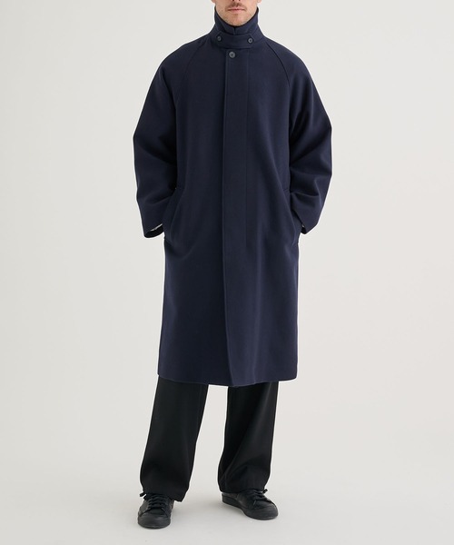 ATON / エイトン】別注 SUPER 160S DOUBLE SAXONY BALMACAAN COAT 2