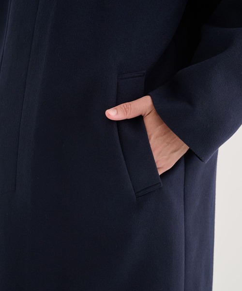 ATON / エイトン】別注 SUPER 160S DOUBLE SAXONY BALMACAAN COAT 2