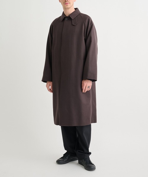ATON / エイトン】別注 SUPER 160S DOUBLE SAXONY BALMACAAN COAT 2