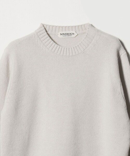 SOVEREIGN（ソブリン）の「＜SOVEREIGN＞BIAGIOLI MODESTO ウール/カシミヤ クルーネック ニット（ニット/セーター・メンズ・ナチュラル/ワイン/ネイビー/ベージュ・M/L）」の20枚目の写真