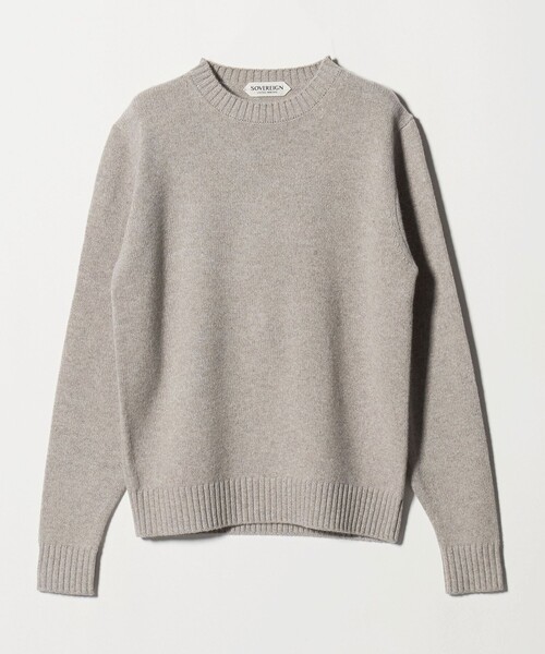 SOVEREIGN（ソブリン）の「＜SOVEREIGN＞BIAGIOLI MODESTO ウール/カシミヤ クルーネック ニット（ニット/セーター・メンズ・ナチュラル/ワイン/ネイビー/ベージュ・M/L）」の22枚目の写真