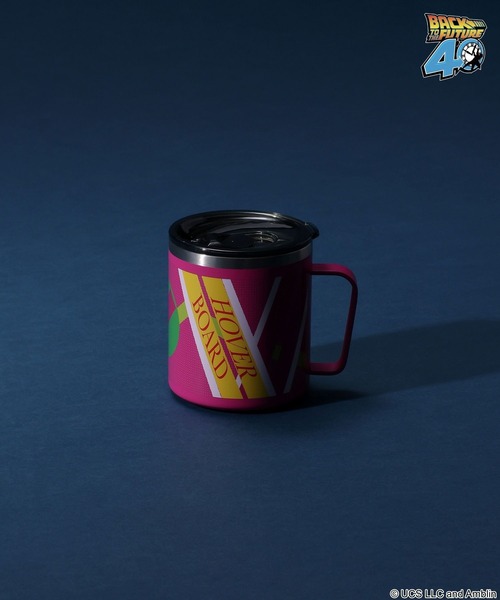 バック・トゥ・ザ・フューチャー】コラボ 蓋付きステンレスマグカップ