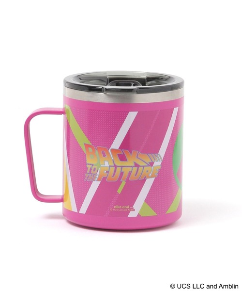 バック・トゥ・ザ・フューチャー】コラボ 蓋付きステンレスマグカップ