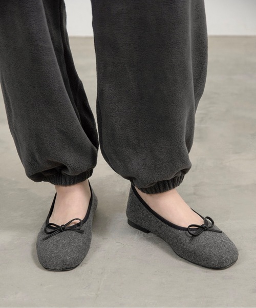 lawgy（ラウジー）の「brushed string rafu jogger pants / ブラッシュドストリングラフジョガーパンツ（その他パンツ・レディース・グレー/アイボリー/ブラック・FREE）」の10枚目の写真