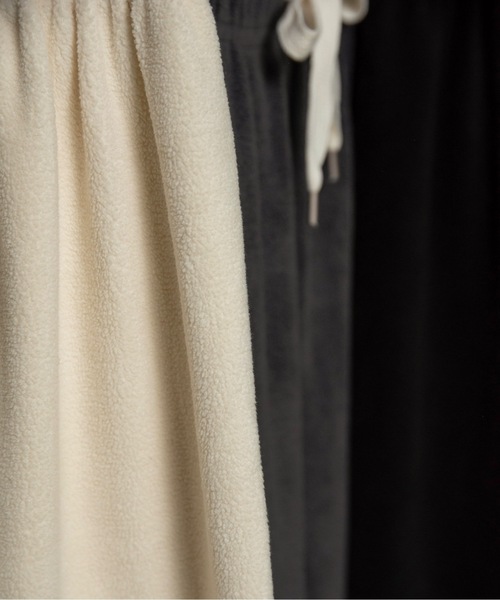 lawgy（ラウジー）の「brushed string rafu jogger pants / ブラッシュドストリングラフジョガーパンツ（その他パンツ・レディース・グレー/アイボリー/ブラック・FREE）」の14枚目の写真