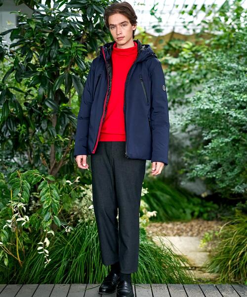 DRESSTERIOR（ドレステリア）の「【700フィルパワー/高品質ダウン】ウォータープルーフ ホワイトグースダウン（ダウンジャケット/コート・メンズ・ネイビー/ブラック・90/94/92/91）」の4枚目の写真