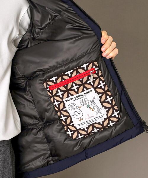 DRESSTERIOR（ドレステリア）の「【700フィルパワー/高品質ダウン】ウォータープルーフ ホワイトグースダウン（ダウンジャケット/コート・メンズ・ネイビー/ブラック・90/94/92/91）」の18枚目の写真