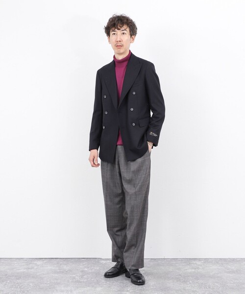NOLLEY’S（ノーリーズ）の「ウォッシャブル タートルネックニット 25AW（ニット/セーター・メンズ・ロイヤルブルー/ネイビー/パープル/ブラック・S/M/L）」の8枚目の写真