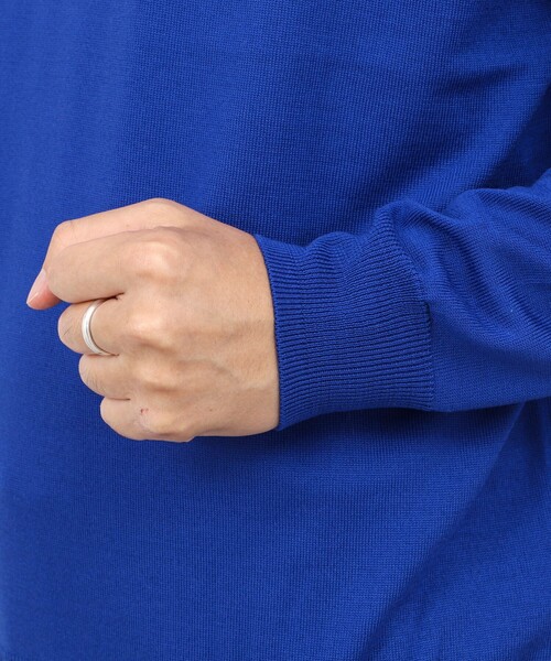 NOLLEY’S（ノーリーズ）の「ウォッシャブル タートルネックニット 25AW（ニット/セーター・メンズ・ロイヤルブルー/ネイビー/パープル/ブラック・S/M/L）」の16枚目の写真