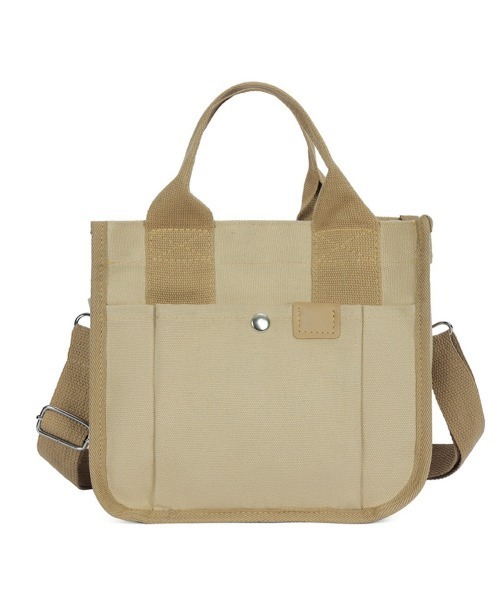 BACKYARD FAMILY(バックヤードファミリー)の「ショルダーバッグ ミニトート 2way yhcbag5116(ショルダーバッグ・レディース・ベージュ/ダークグリーン/ダークグレー/ブラック/ネイビー・FREE)」の1枚目の写真