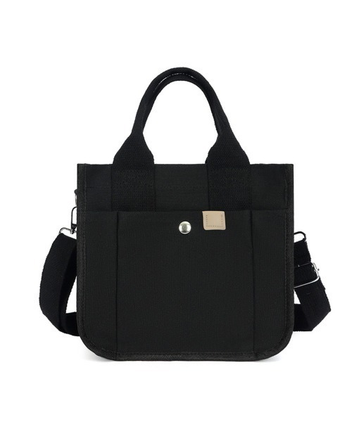 BACKYARD FAMILY(バックヤードファミリー)の「ショルダーバッグ ミニトート 2way yhcbag5116(ショルダーバッグ・レディース・ベージュ/ダークグリーン/ダークグレー/ブラック/ネイビー・FREE)」の2枚目の写真