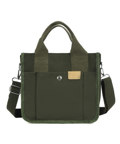 BACKYARD FAMILY(バックヤードファミリー)の「ショルダーバッグ ミニトート 2way yhcbag5116(ショルダーバッグ・レディース・ベージュ/ダークグリーン/ダークグレー/ブラック/ネイビー・FREE)」の4枚目の写真