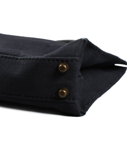 MARINEDAY(マリンデイ)の「【KS】【MARINEDAY/マリンデイ】牛革ハンドル 帆布 トートバッグ(トートバッグ・レディース・グレー・FREE)」の4枚目の写真