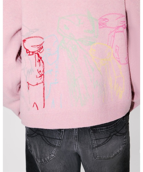 【新品未使用】KENZO x VERDYコラボ　スウェット サイズS ピンク 中古・古着通販】KENZO (ケンゾー) ローズ刺繍スウェット ピンク
