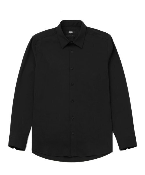 MUSINSA STANDARD（ムシンサスタンダード）の「ベーシックドレスシャツ[ブラック]（ビジネスシャツ・メンズ・その他・LARGE/X-LARGE/XX-LARGE/SMALL/MEDIUM）」の2枚目の写真