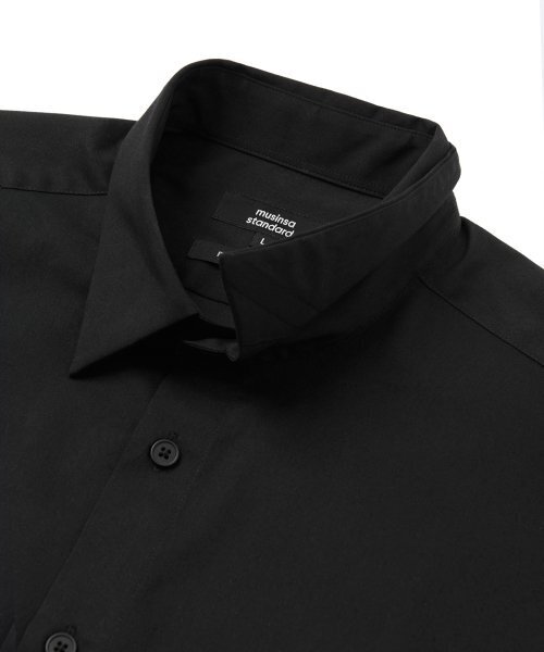 MUSINSA STANDARD（ムシンサスタンダード）の「ベーシックドレスシャツ[ブラック]（ビジネスシャツ・メンズ・その他・LARGE/X-LARGE/XX-LARGE/SMALL/MEDIUM）」の7枚目の写真