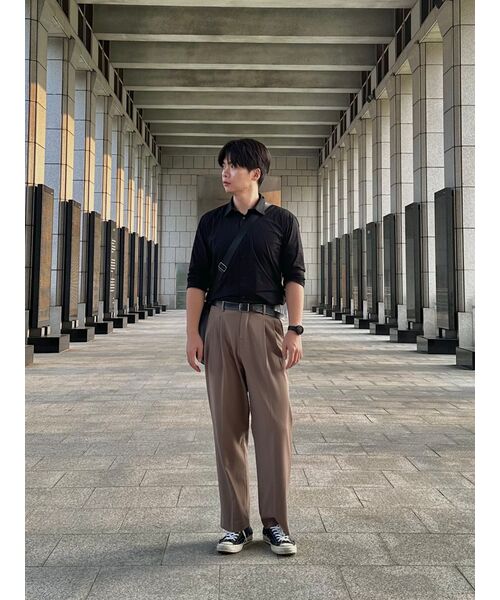 MUSINSA STANDARD（ムシンサスタンダード）の「ベーシックドレスシャツ[ブラック]（ビジネスシャツ・メンズ・その他・LARGE/X-LARGE/XX-LARGE/SMALL/MEDIUM）」の15枚目の写真