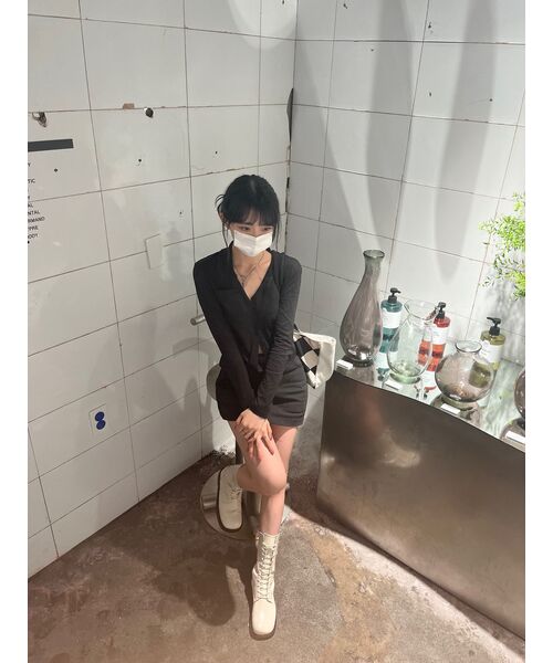 MUSINSA STANDARD（ムシンサスタンダード）の「ベーシックドレスシャツ[ブラック]（ビジネスシャツ・メンズ・その他・LARGE/X-LARGE/XX-LARGE/SMALL/MEDIUM）」の17枚目の写真