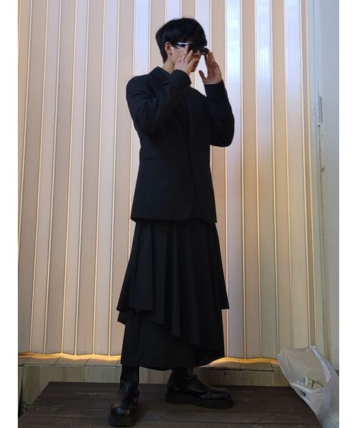 MUSINSA STANDARD（ムシンサスタンダード）の「ベーシックドレスシャツ[ブラック]（ビジネスシャツ・メンズ・その他・LARGE/X-LARGE/XX-LARGE/SMALL/MEDIUM）」の21枚目の写真